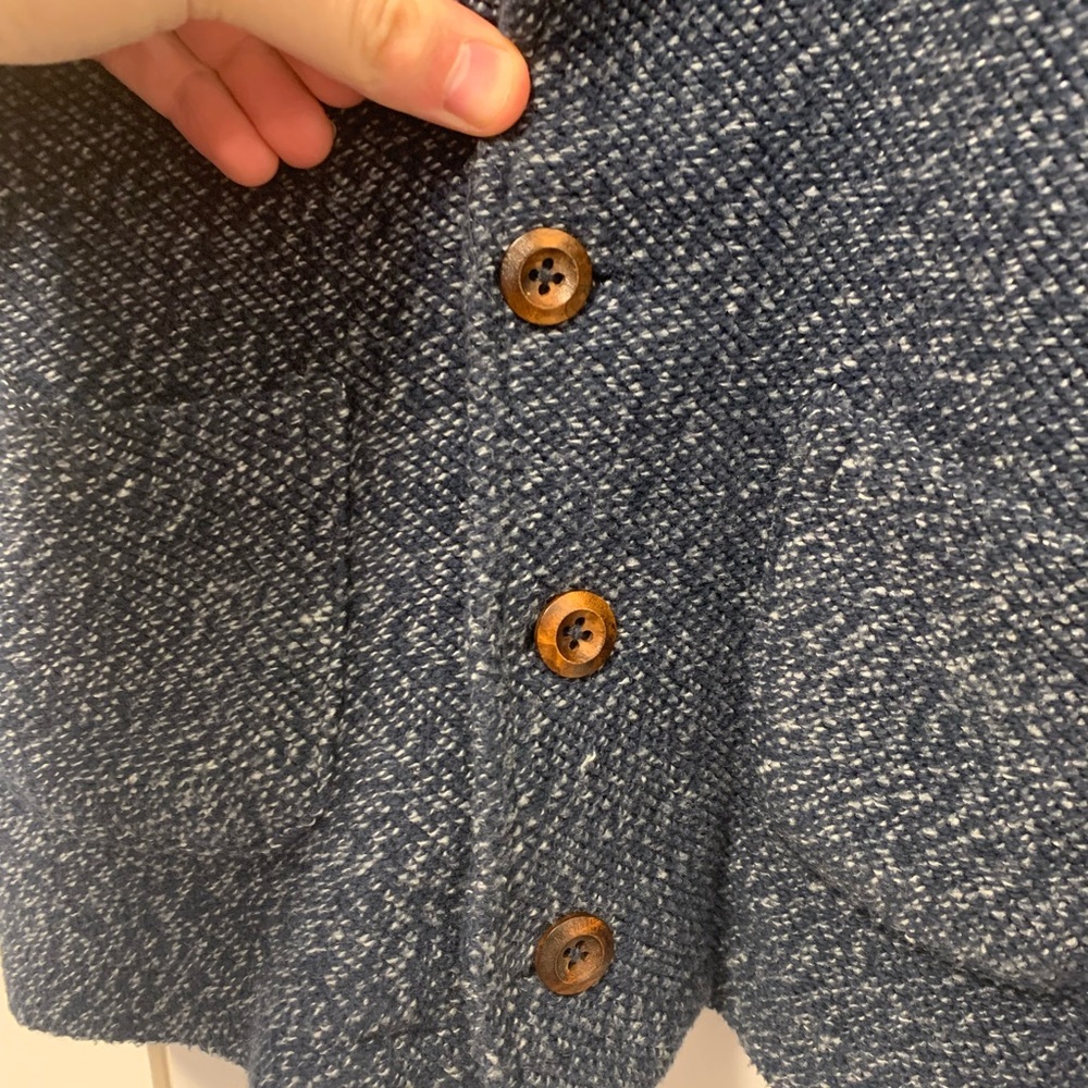 💜2/$30 Zara Boy Knitted Blazer Jacket Size 2/3 - Picture 3 of 5